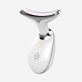 Beauty Facial Massager, 7 Color Wavy Acne Beauty Microcurrent Facial Device Skin Firming for Face Neck Beauty Device, - MegaEssentials