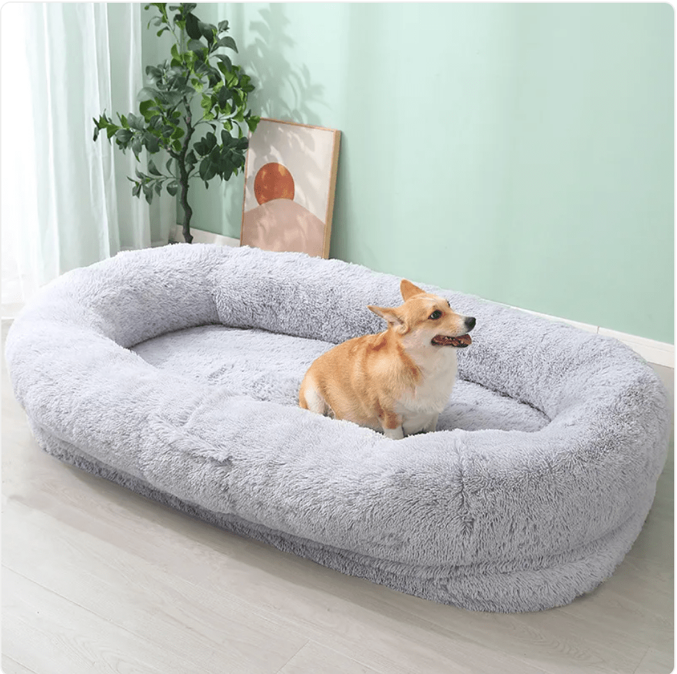 Plush Winter Pet Bed - Warm, Large, Removable & Washable - MegaEssentials