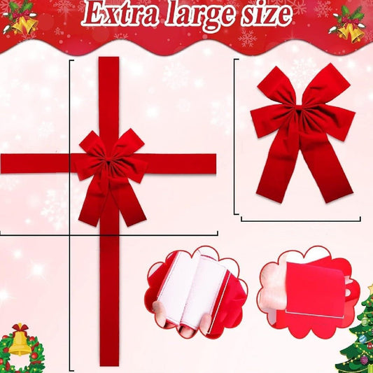 Christmas Door Hanging Bow Ribbon - MegaEssentials