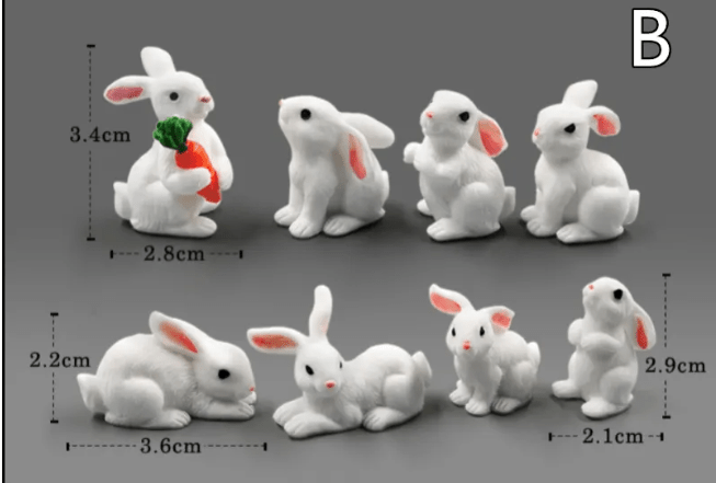Mini Resin Animal Figurines – DIY Micro-Landscape Decor - MegaEssentials