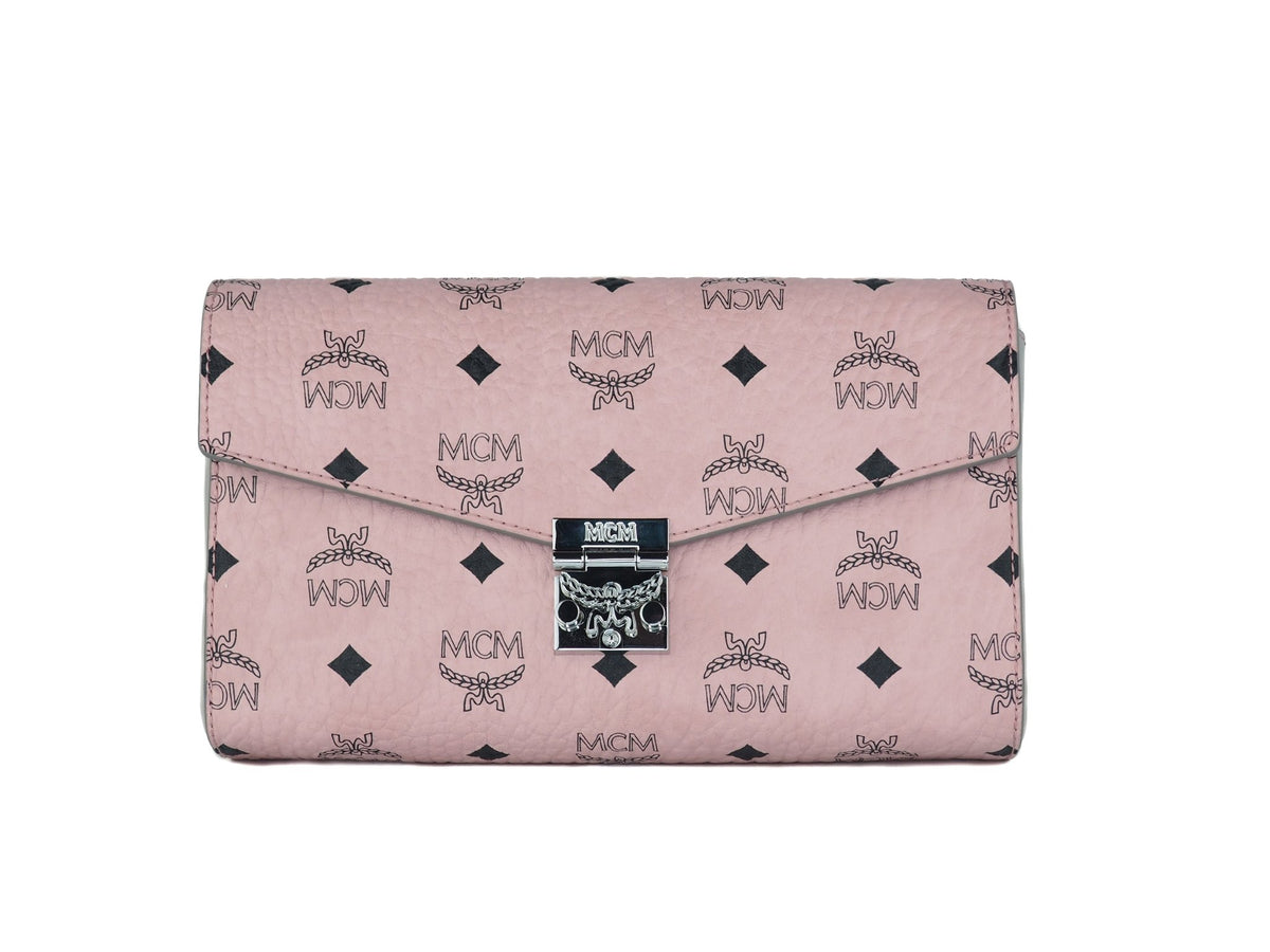 MCM Medium Soft Leather Clutch Crossbody Bag - MegaEssentials