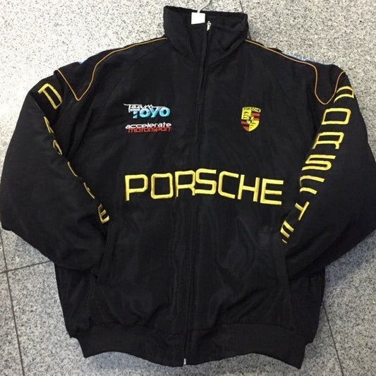 F1 Racing Jacket - Vintage Style Embroidered Outerwear - MegaEssentials