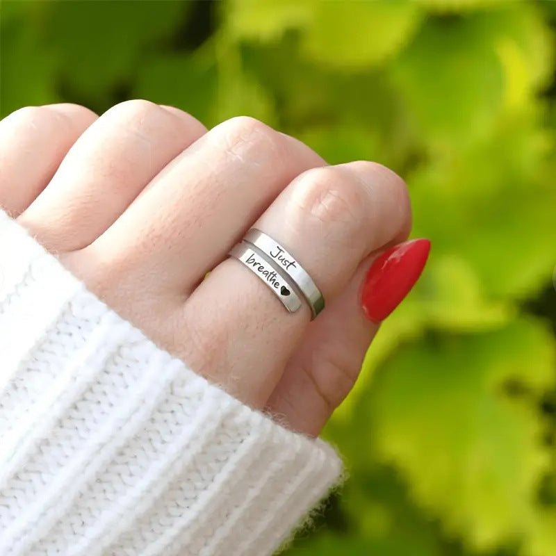 Silver Spiral Heart Ring - MegaEssentials