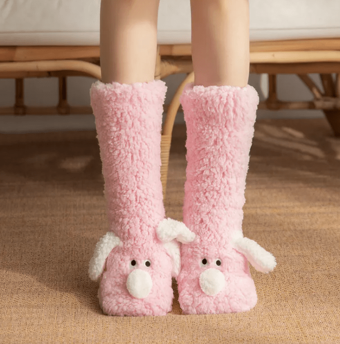 Women’s Plush Dog Socks - MegaEssentials