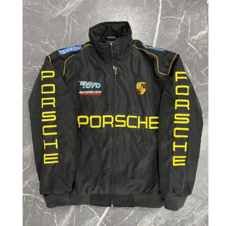 F1 Racing Jacket - Vintage Style Embroidered Outerwear - MegaEssentials