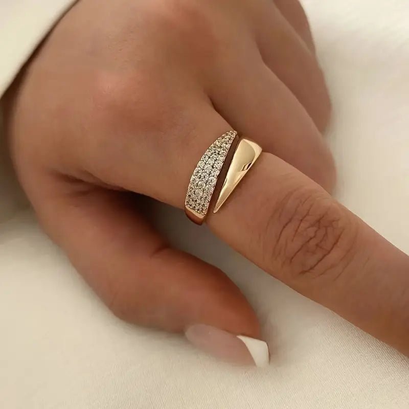 Elegant Adjustable Sparkle Ring - MegaEssentials