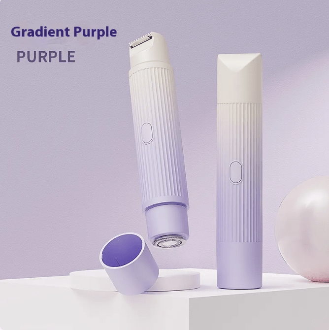 Dual-Head Electric Shaver Painless Women's Epilator Bikini Hair Removal Device Automatic Hair Trimmer Underarm Facial Lips Leg - MegaEssentials