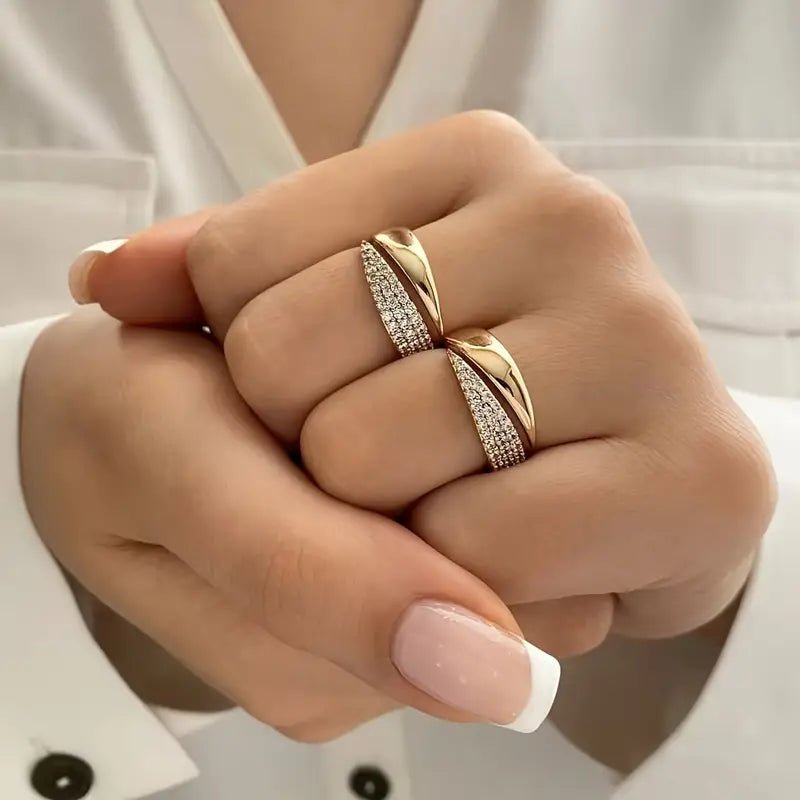 Elegant Adjustable Sparkle Ring - MegaEssentials