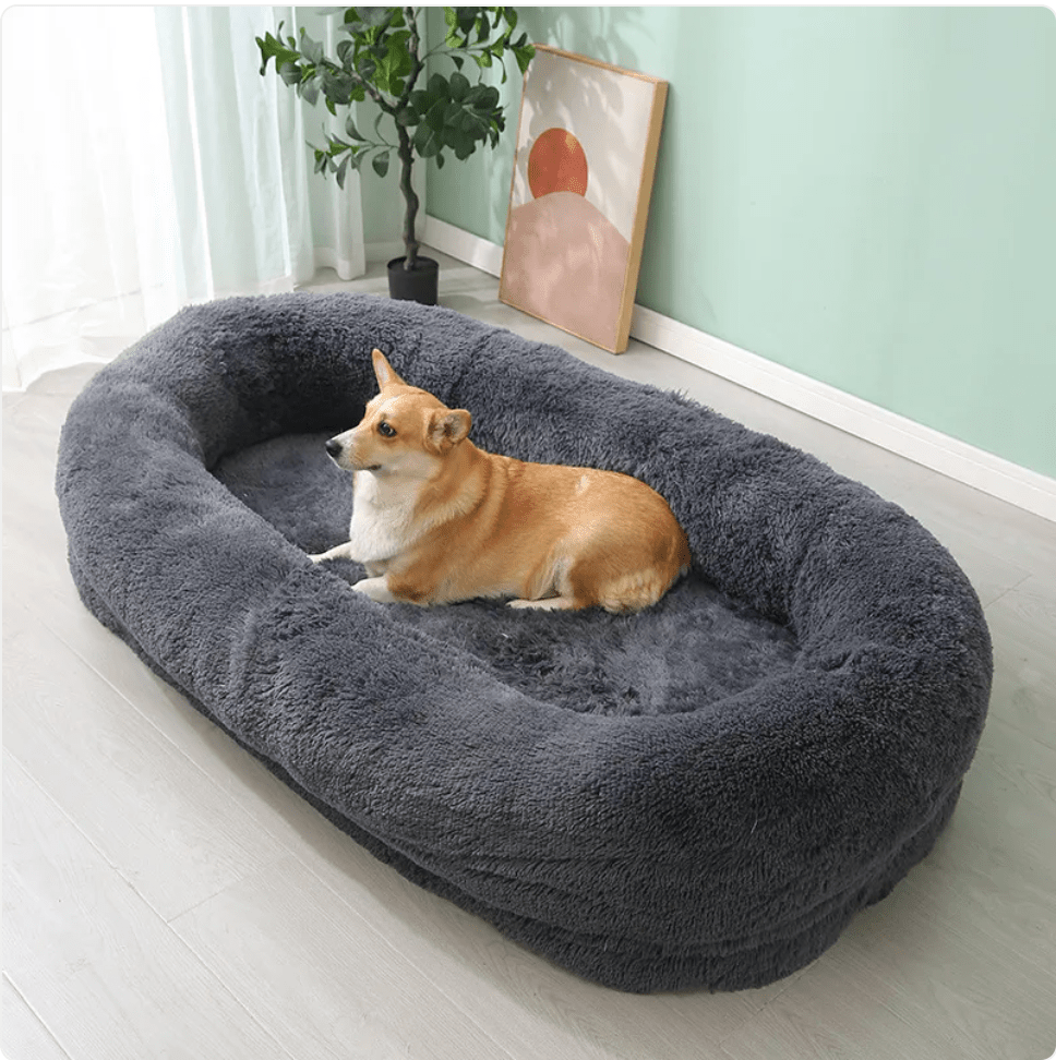 Plush Winter Pet Bed - Warm, Large, Removable & Washable - MegaEssentials