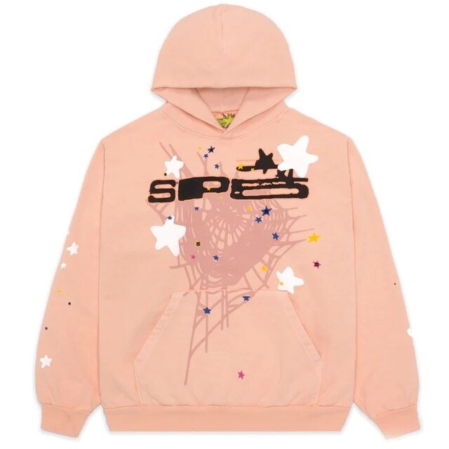 Spider Letter Prints Hoodies - MegaEssentials