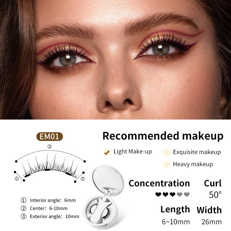 Magnetic False Eyelashes Set with Applicator - MegaEssentials