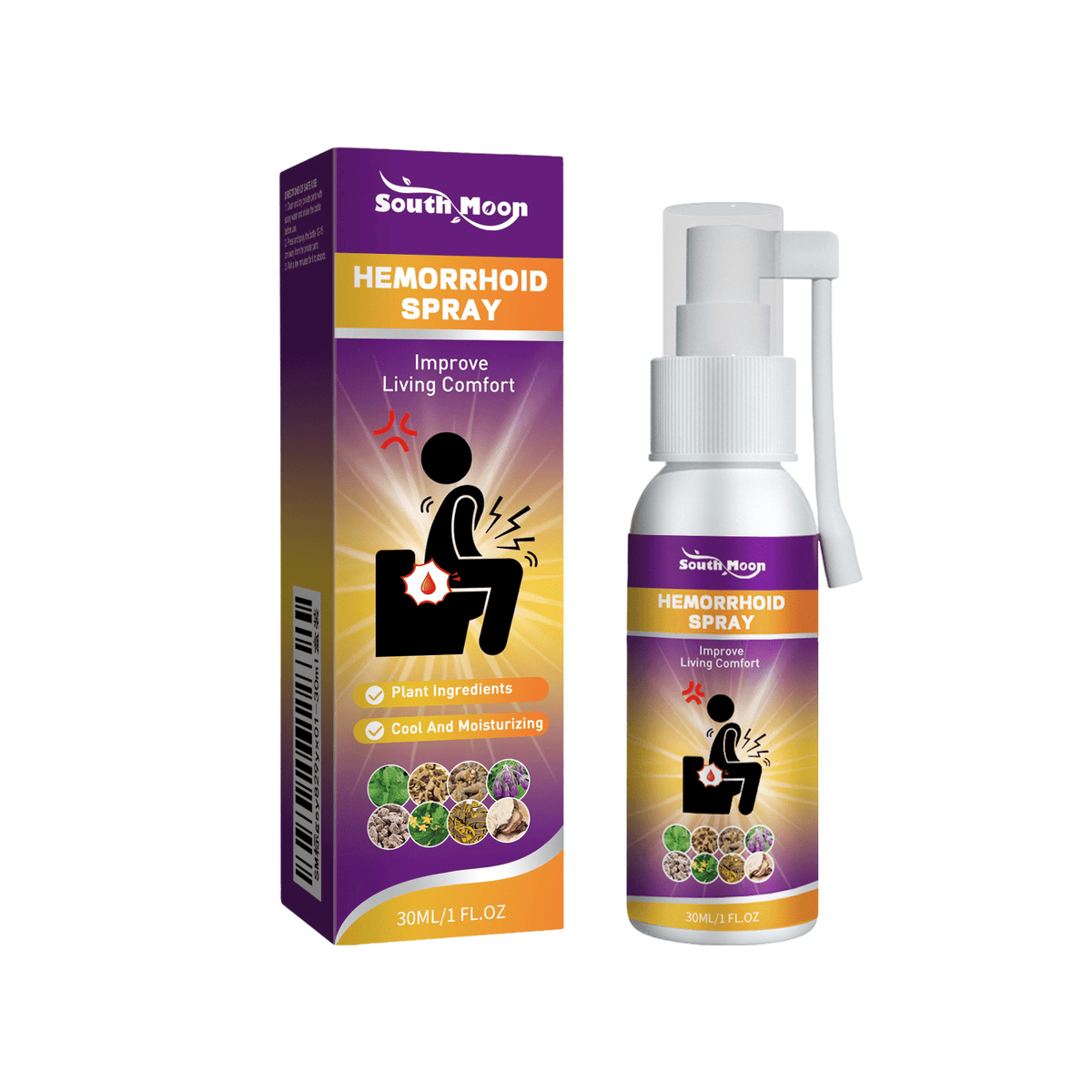 Herbal Hemorrhoid Relief Spray - MegaEssentials
