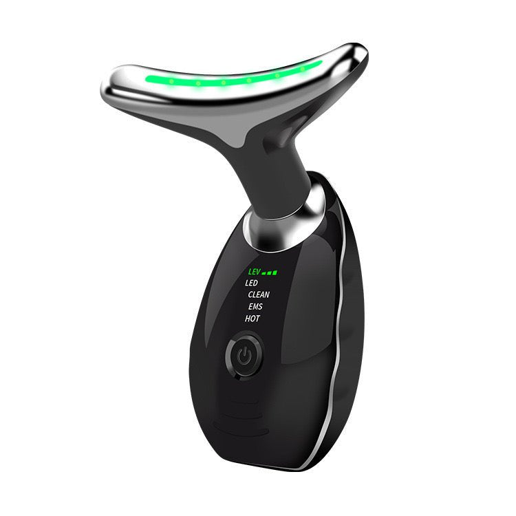Beauty Facial Massager, 7 Color Wavy Acne Beauty Microcurrent Facial Device Skin Firming for Face Neck Beauty Device, - MegaEssentials