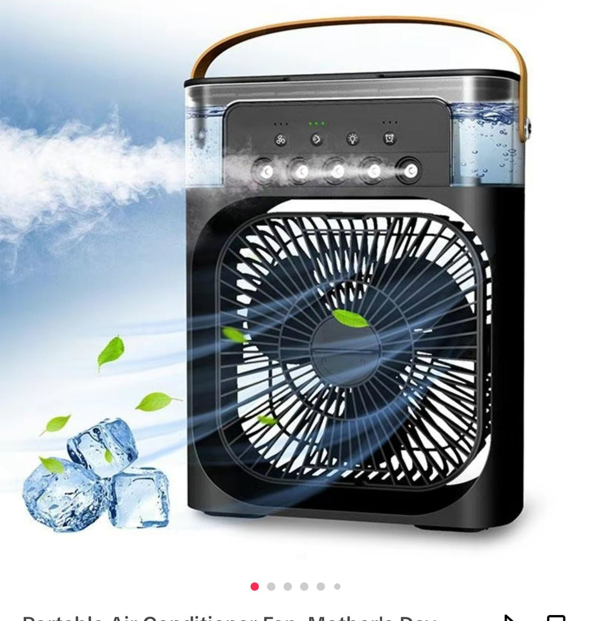 Portable 3-in-1 Air Cooler Fan – Mini AC for Room, Office & Car | Fast Cooling + Humidifier | Ships from USA 🇺🇸 | TikTok & Amazon Hot Seller! - MegaEssentials