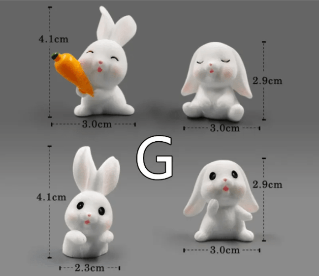 Mini Resin Animal Figurines – DIY Micro-Landscape Decor - MegaEssentials