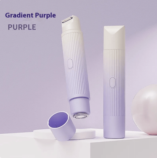 Dual-Head Electric Shaver Painless Women's Epilator Bikini Hair Removal Device Automatic Hair Trimmer Underarm Facial Lips Leg - MegaEssentials