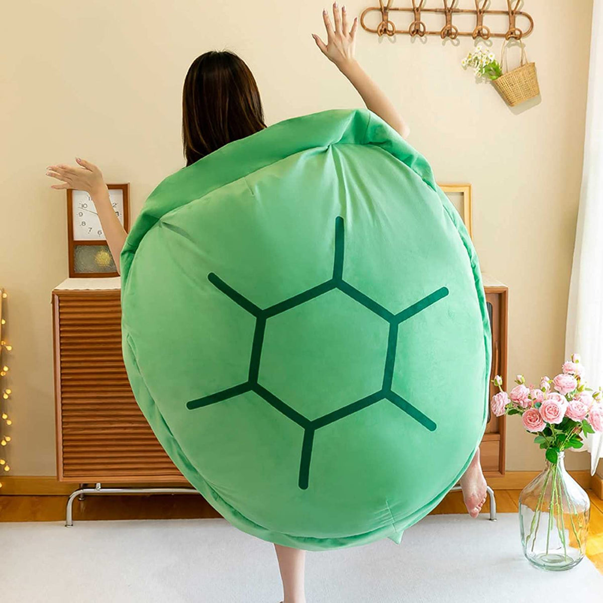 Green Wearable Turtle Shell Pillows - MegaEssentials