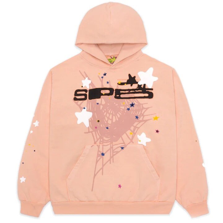 Spider Letter Prints Hoodies - MegaEssentials