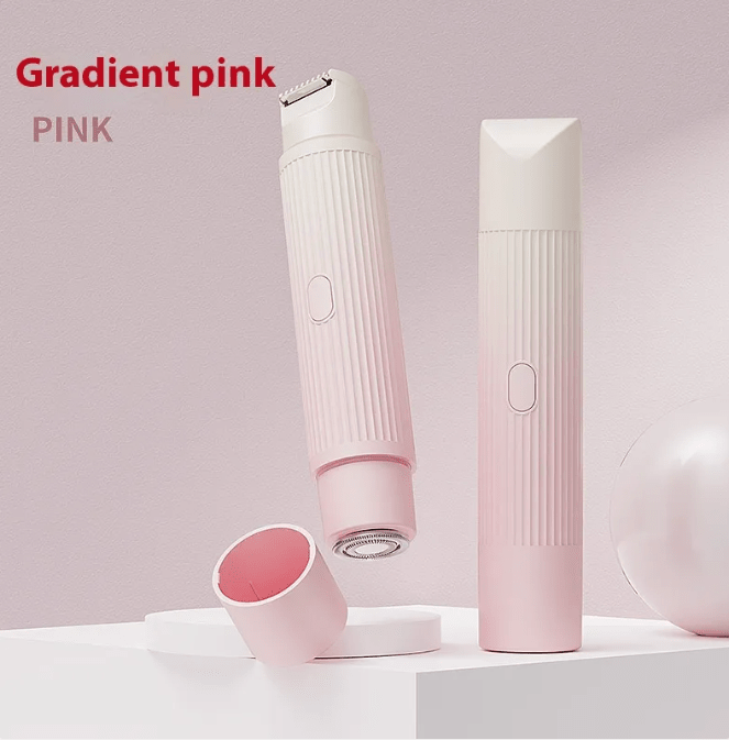 Dual-Head Electric Shaver Painless Women's Epilator Bikini Hair Removal Device Automatic Hair Trimmer Underarm Facial Lips Leg - MegaEssentials