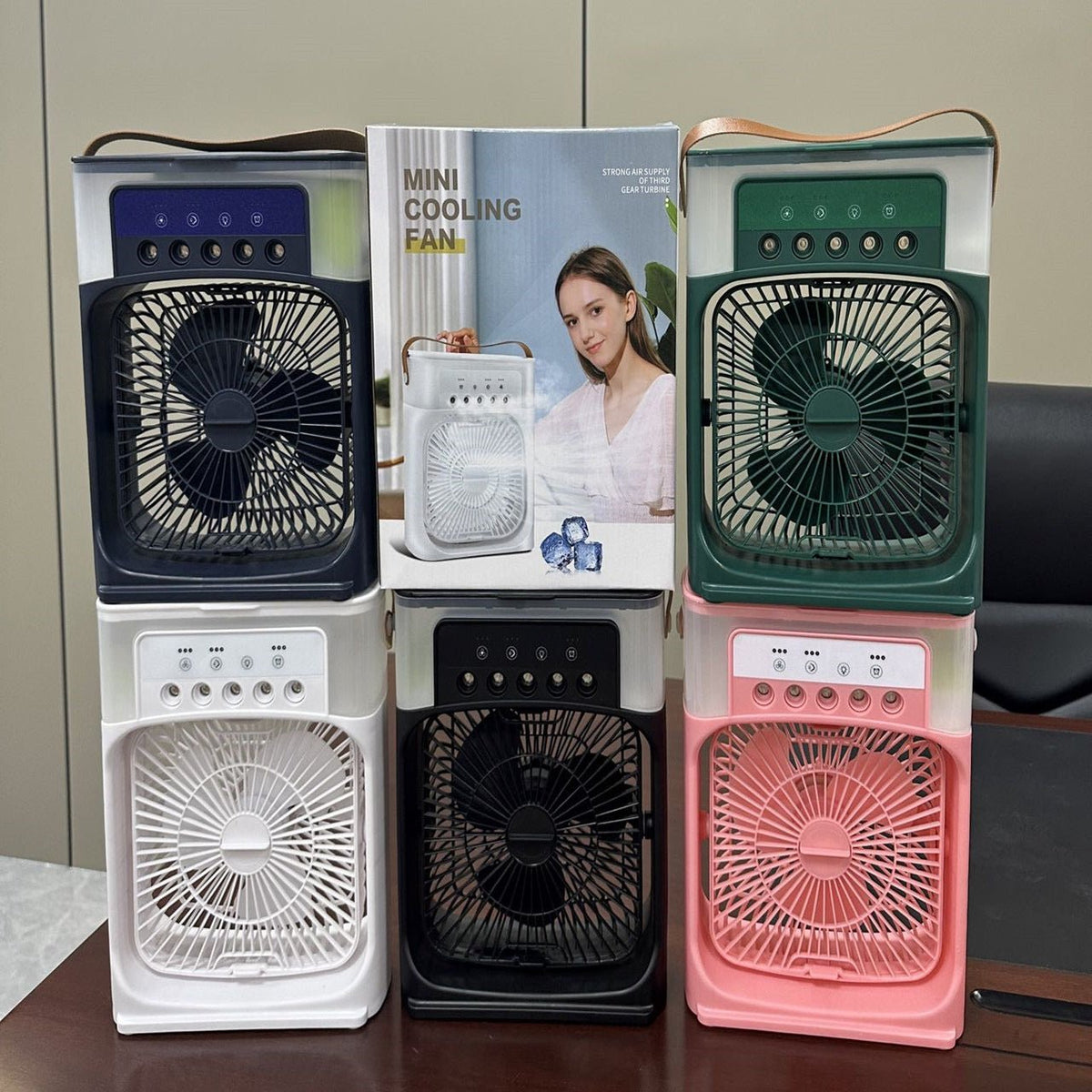 Portable 3-in-1 Air Cooler Fan – Mini AC for Room, Office & Car | Fast Cooling + Humidifier | Ships from USA 🇺🇸 | TikTok & Amazon Hot Seller! - MegaEssentials