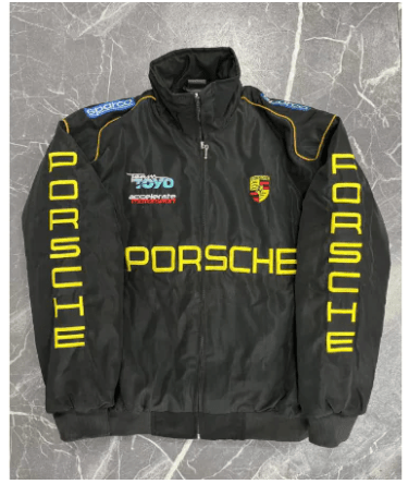 F1 Racing Jacket - Vintage Style Embroidered Outerwear - MegaEssentials