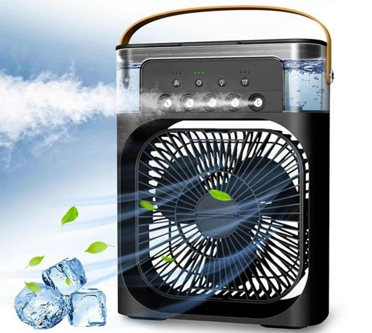 Portable 3-in-1 Air Cooler Fan – Mini AC for Room, Office & Car | Fast Cooling + Humidifier | Ships from USA 🇺🇸 | TikTok & Amazon Hot Seller! - MegaEssentials