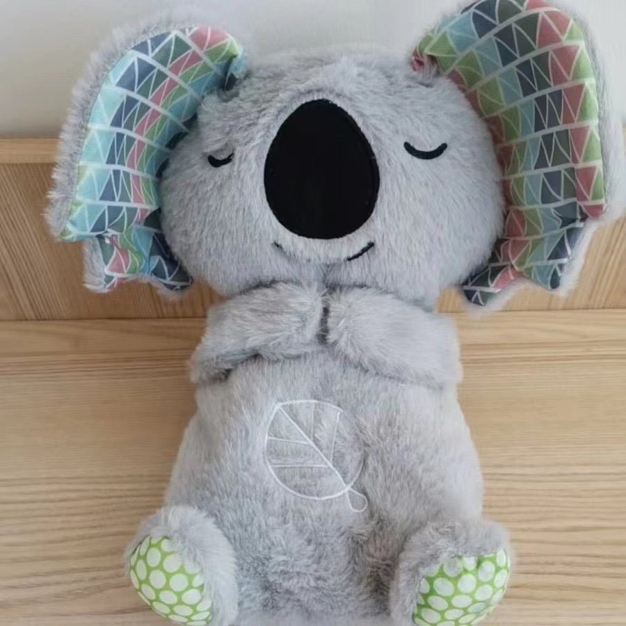 Sound Machine Soothe 'n Snuggle Otter Portable Plush Baby Toy with Sensory Details Music Lights & Rhythmic Breathing Motion - MegaEssentials