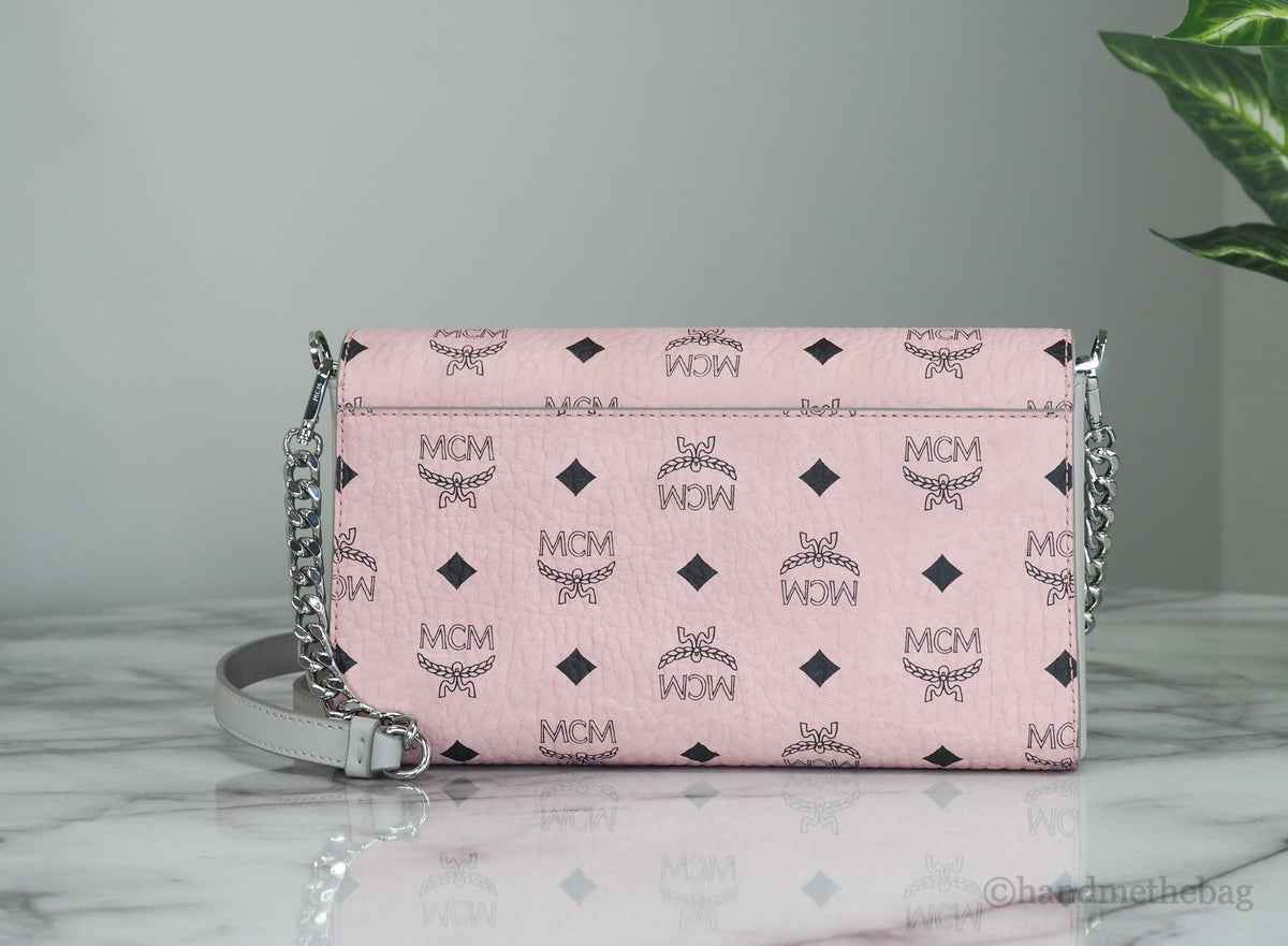MCM Medium Soft Leather Clutch Crossbody Bag - MegaEssentials