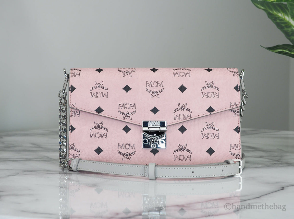 MCM Medium Soft Leather Clutch Crossbody Bag - MegaEssentials