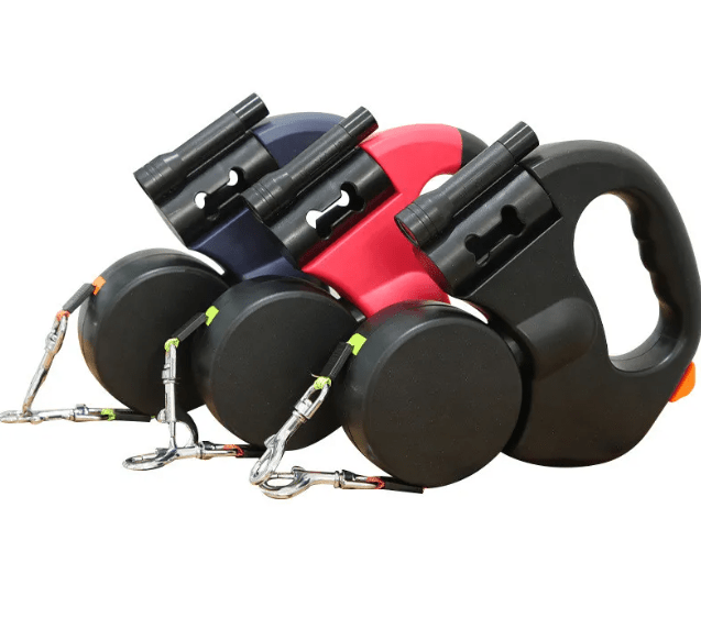 Auto Double Dog Leash - MegaEssentials