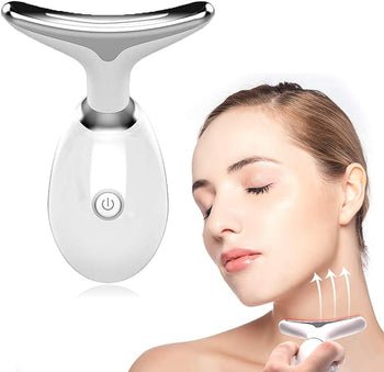 Beauty Facial Massager, 7 Color Wavy Acne Beauty Microcurrent Facial Device Skin Firming for Face Neck Beauty Device, - MegaEssentials