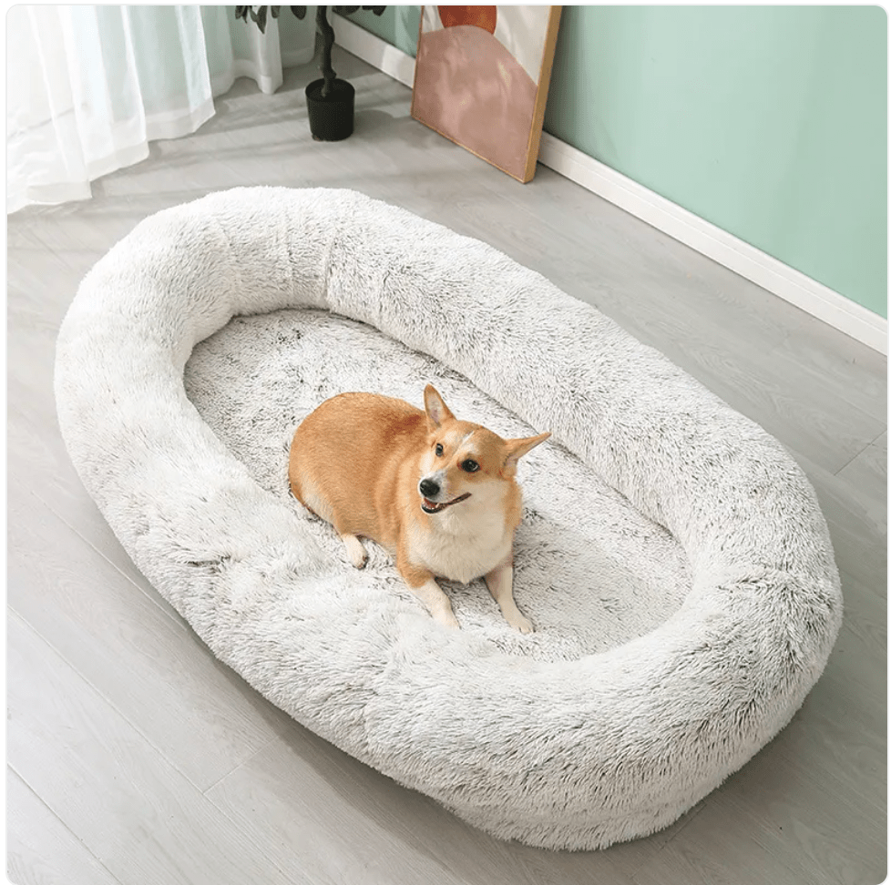 Plush Winter Pet Bed - Warm, Large, Removable & Washable - MegaEssentials