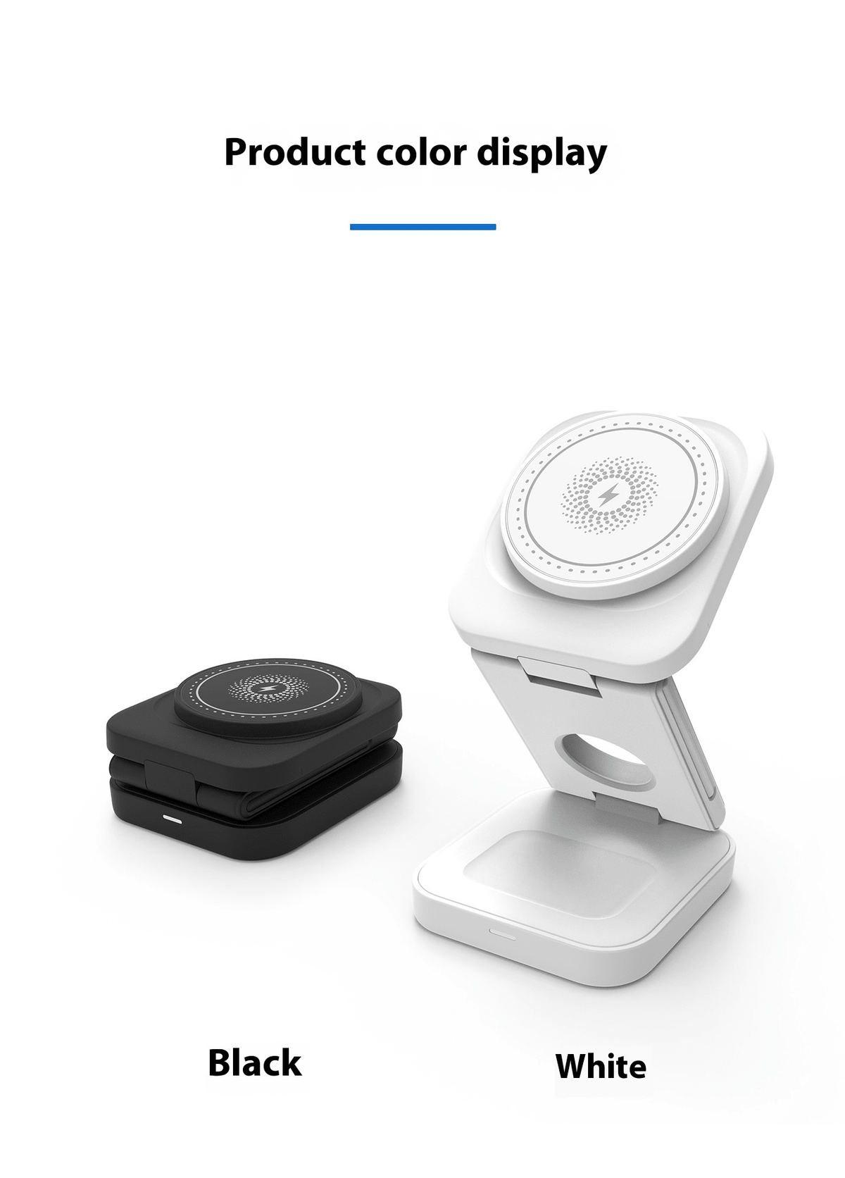 3 IN 1 FOLDABLE WIRELESS CHARGER - MegaEssentials