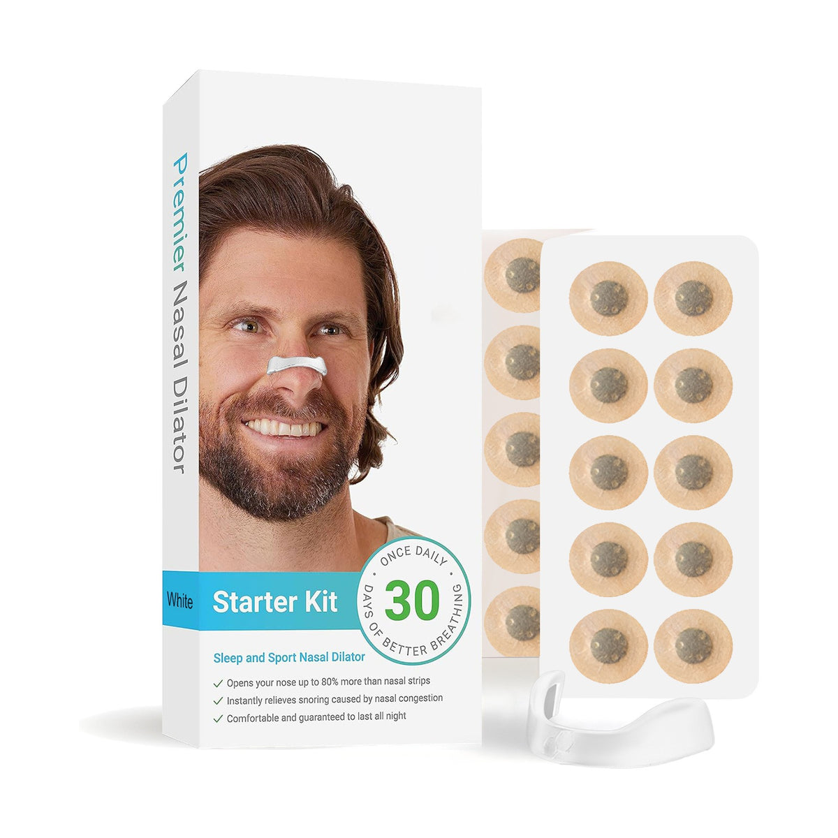 Magnetic Nasal Dilator Strips for Better Sleep - MegaEssentials