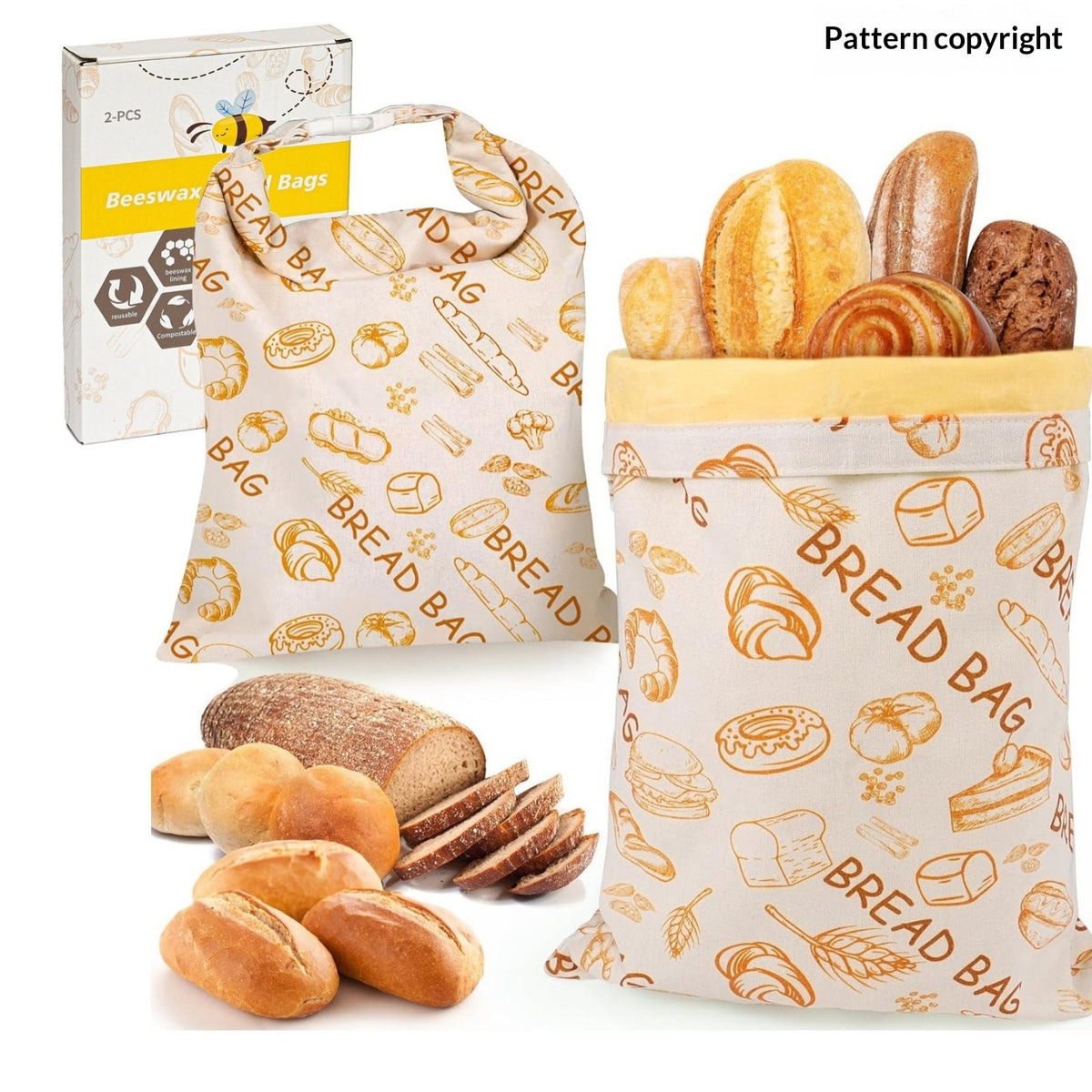 Cotton Linen Bread Bag - MegaEssentials