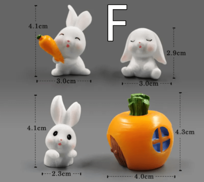 Mini Resin Animal Figurines – DIY Micro-Landscape Decor - MegaEssentials