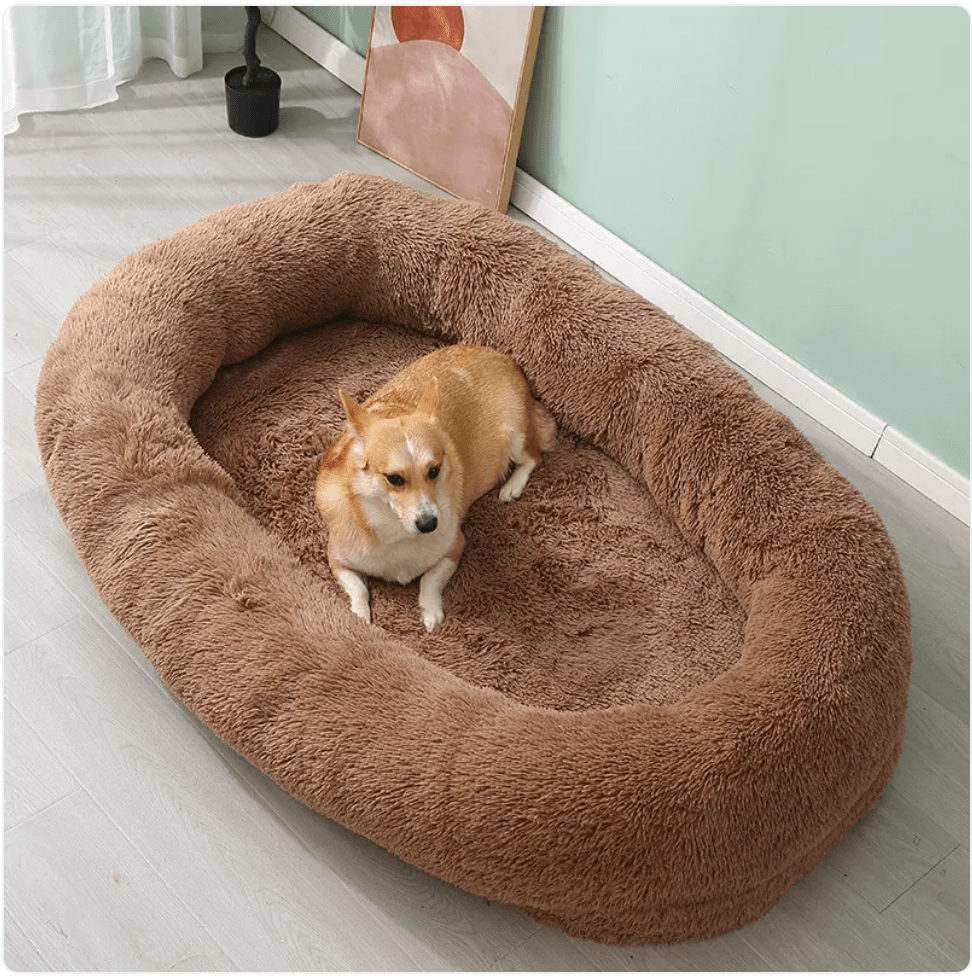 Plush Winter Pet Bed - Warm, Large, Removable & Washable - MegaEssentials