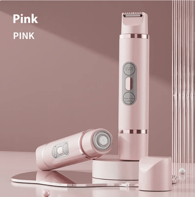 Dual-Head Electric Shaver Painless Women's Epilator Bikini Hair Removal Device Automatic Hair Trimmer Underarm Facial Lips Leg - MegaEssentials