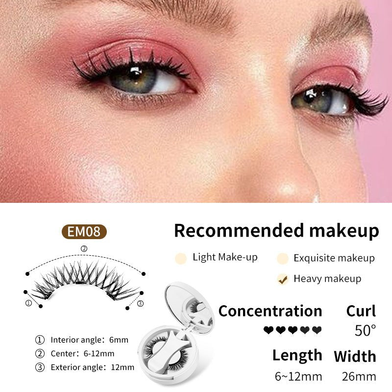 Magnetic False Eyelashes Set with Applicator - MegaEssentials