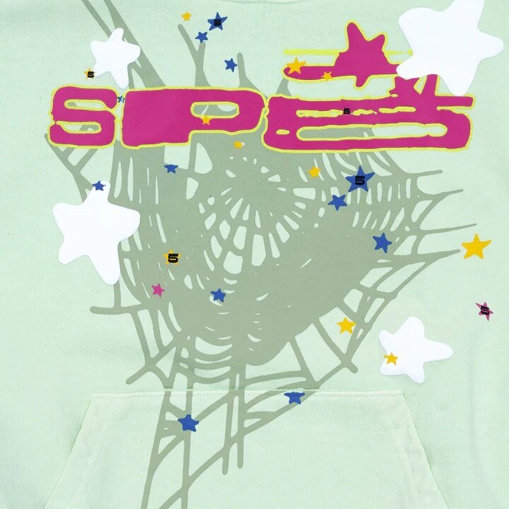 Spider Letter Prints Hoodies - MegaEssentials