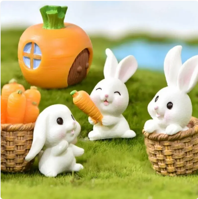 Mini Resin Animal Figurines – DIY Micro-Landscape Decor - MegaEssentials