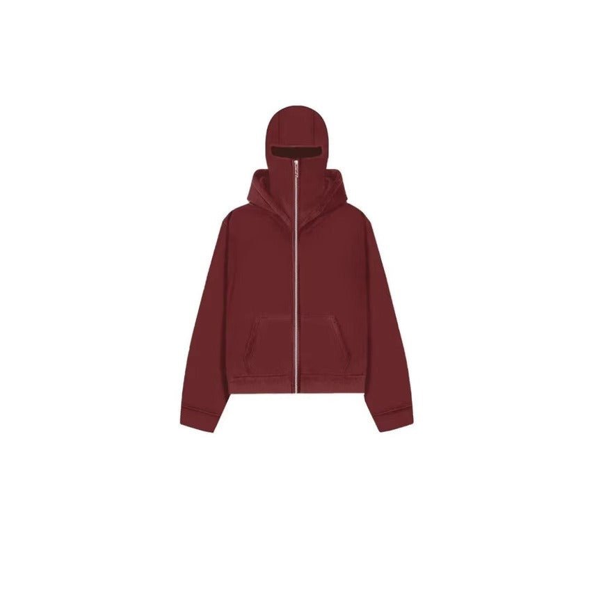 Men's Hooded Zip-Up Baseball Jacket - MegaEssentials