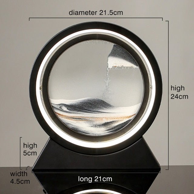 Moving Sand Art Landscape Table Lamp - MegaEssentials