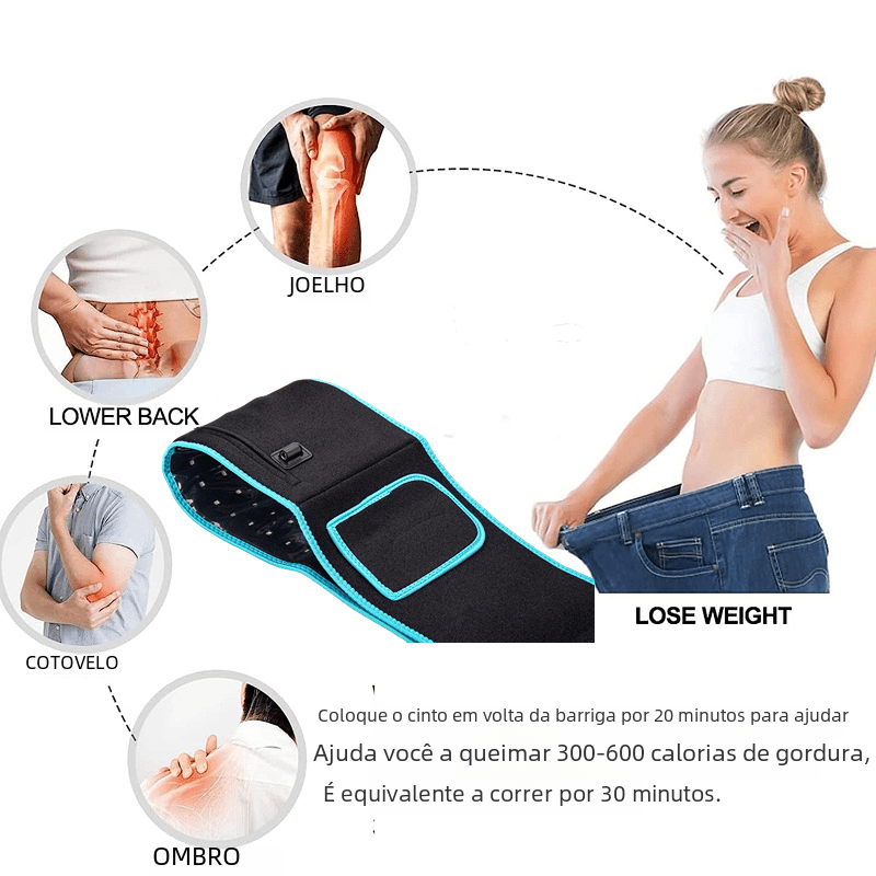 Long Wave Red Light Therapy Heating Waist Belt - MegaEssentials