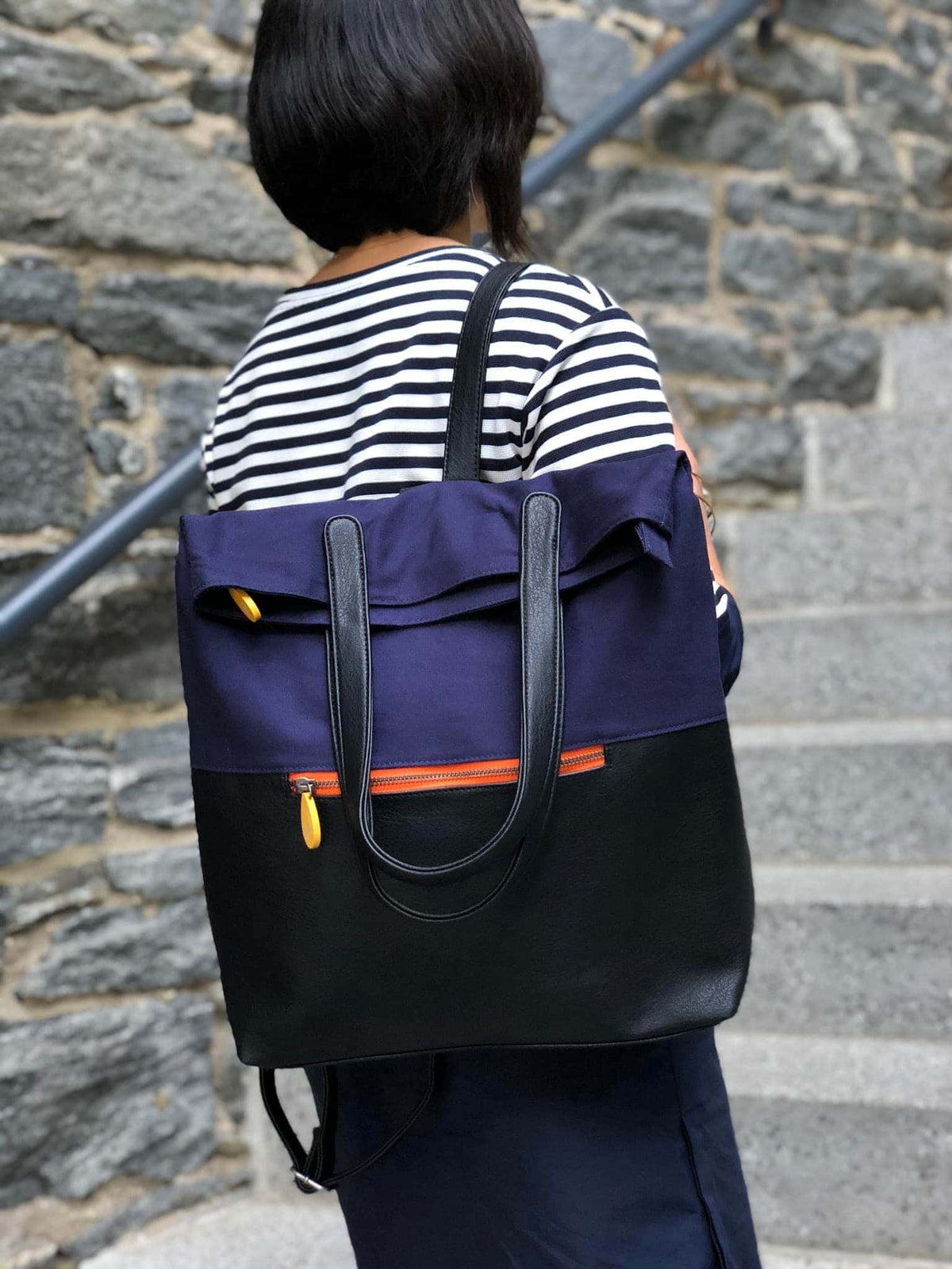 Greenpoint Convertible Backpack Tote with Trolley Sleeve - MegaEssentials