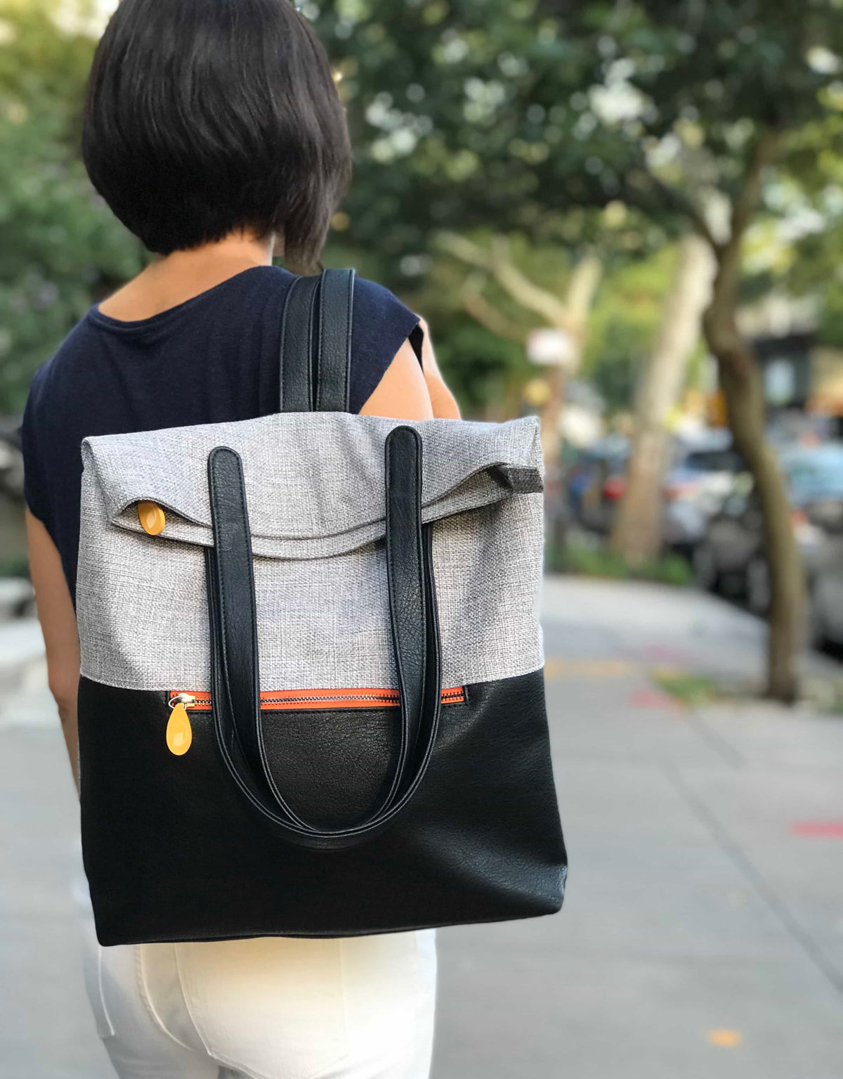 Greenpoint Convertible Backpack Tote with Trolley Sleeve - MegaEssentials