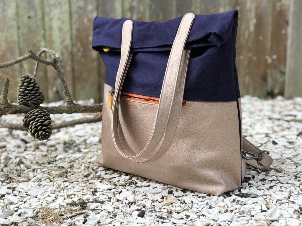 Greenpoint Convertible Backpack Tote with Trolley Sleeve - MegaEssentials