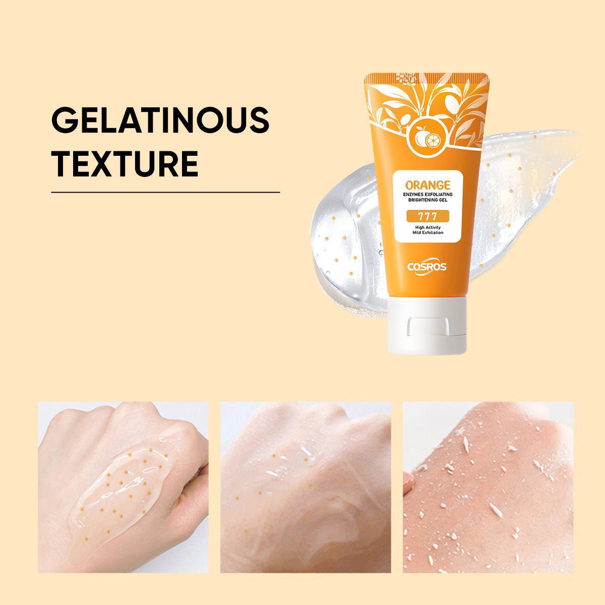 Orange Exfoliating Whitening Gel for Skin Care - MegaEssentials