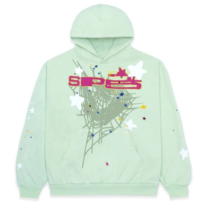 Spider Letter Prints Hoodies - MegaEssentials