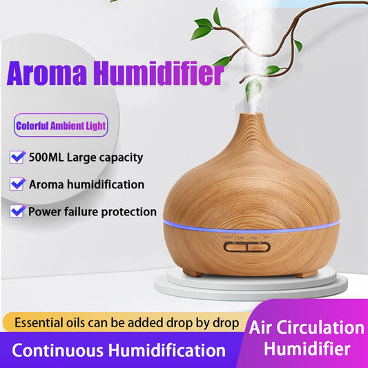 Creative Ultrasonic Household Appliances Seven Color Lights Humidifier White Onion Head Mute Bedroom Aromatherapy Machine - MegaEssentials